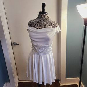 Sugar Thrillz Timeless Love Pearl Mini Dress